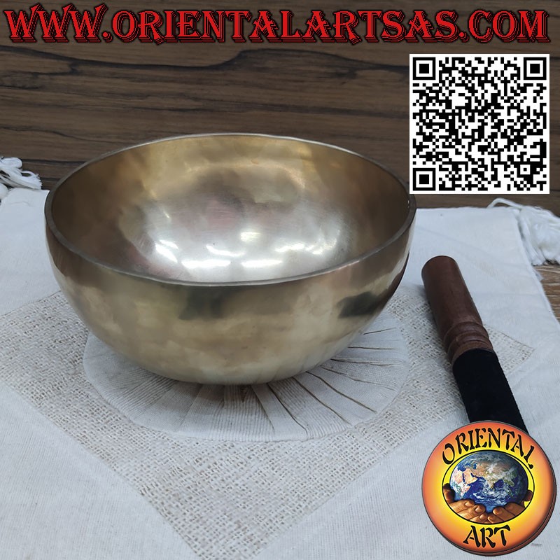 Campana tibetana 20 cm Ø, hz 208, peso 1082gr. completo con badajo