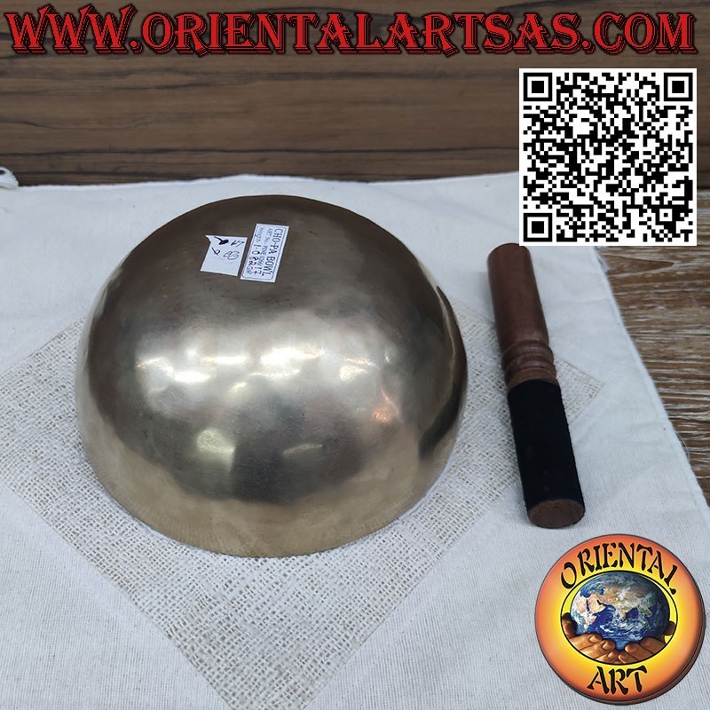 Campana tibetana da 20 cm Ø,  hz 208, peso 1082gr. completa di batacchio