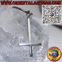 Silver pendant, reversed anti-Christian cross of St. Peter