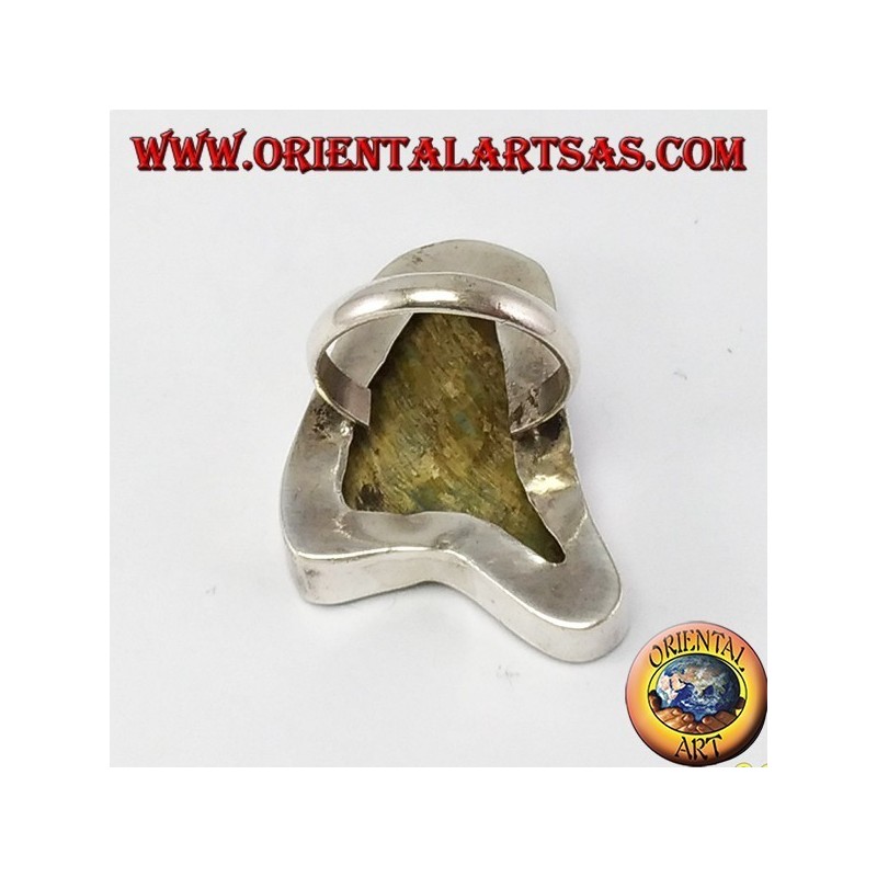 Bague en argent avec perle de nacre