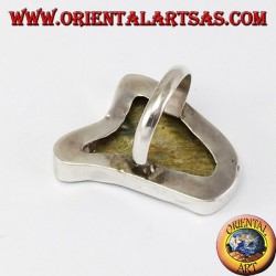 Anillo de plata con nácar paua