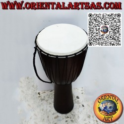 70 cm Bongo-Djembé-Trommel. aus Mahagoniholz ​​mit Ziegenleder