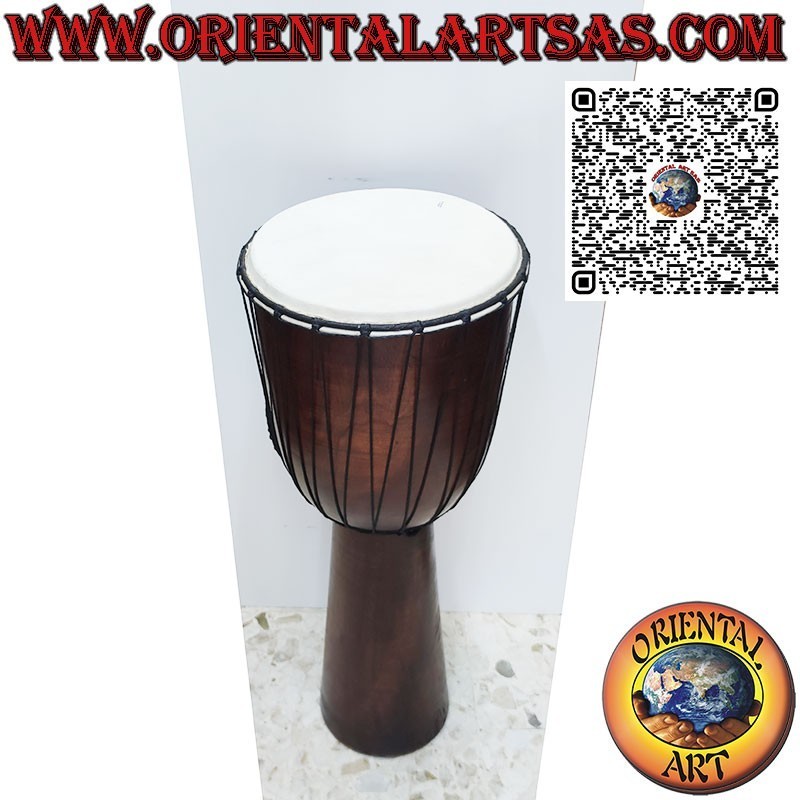 70cm Bongo djembé drum. made of mahogany wood with goatskin