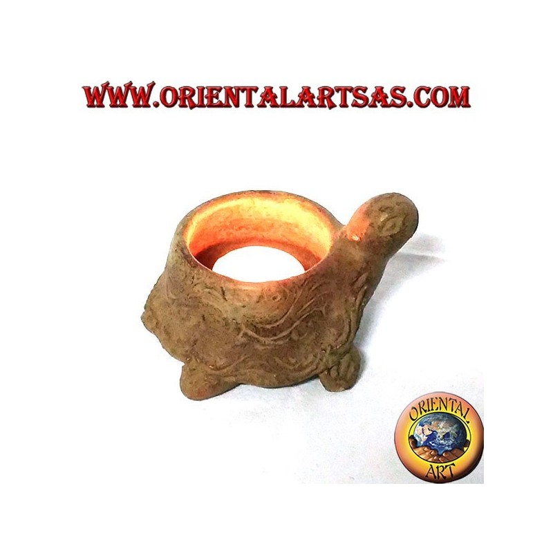 Tortuga de cerámica palmatoria