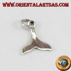 de petit pendentif en argent, queue de baleine