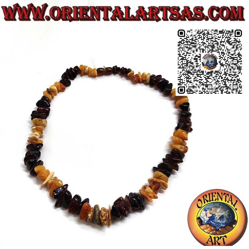 Collier Ambre Naturelle Baltique Clair & Foncé | Oriental Art