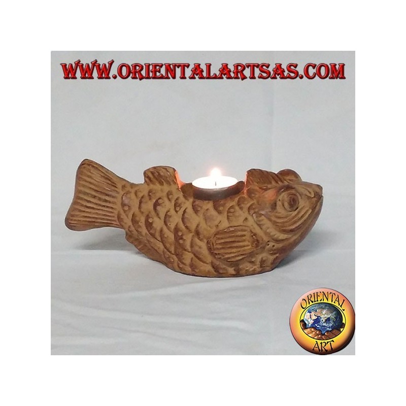 Candlestick fish in Terracotta