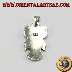 Silver owl pendant