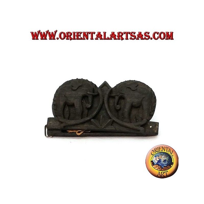 Antica piccola bilancia con custodia in legno intarsiato a mano 