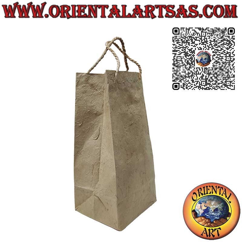 Handgefertigter Umschlag aus Maulbeerpapier und Kokosfaser (groß)