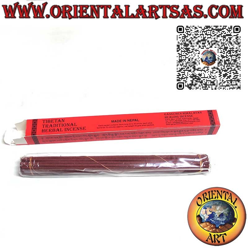 Traditional Tibetan natural herbal incense sticks 25 cm