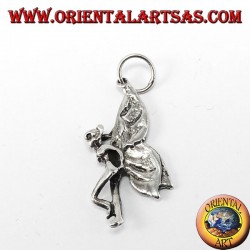 Pendentif argent, petite fée fée