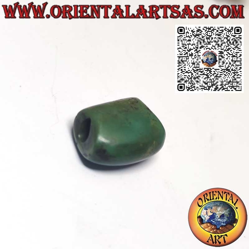 Openwork antique natural Tibetan turquoise pendant