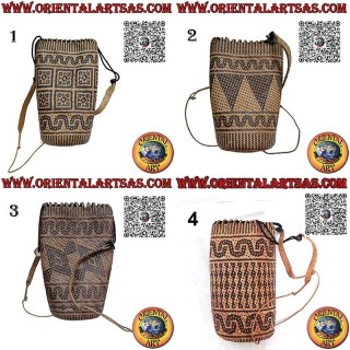 Sac à dos en rotin tissé à la main fabriqué par Dayak Kalimantan Borneo