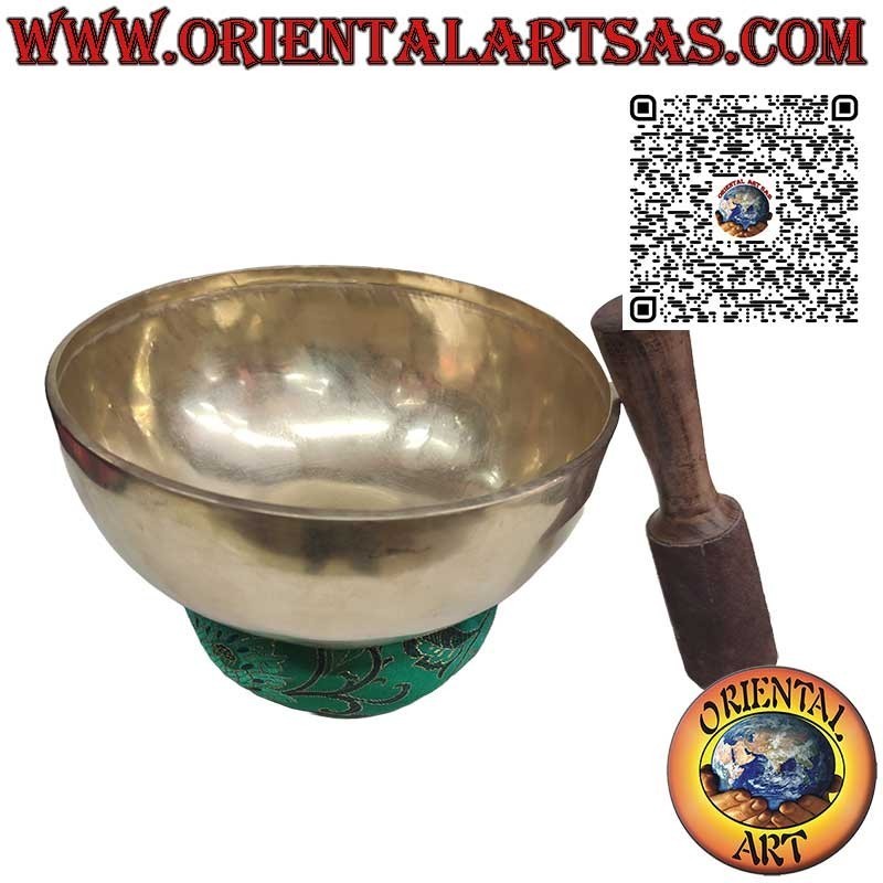 Campana tibetana "Nirmala" con batacchio fatta a mano, 24 cm Ø, 1500 g, "Do", 130 Hz