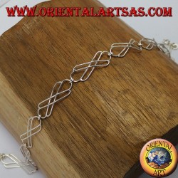 Anklet Silber, mit keltischem Knoten