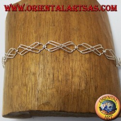 Anklet Silber, mit keltischem Knoten