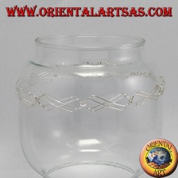 Silver anklet with Celtic knot