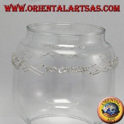 Tobillera de plata, con un nudo celta