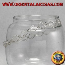 Tobillera de plata, con un nudo celta