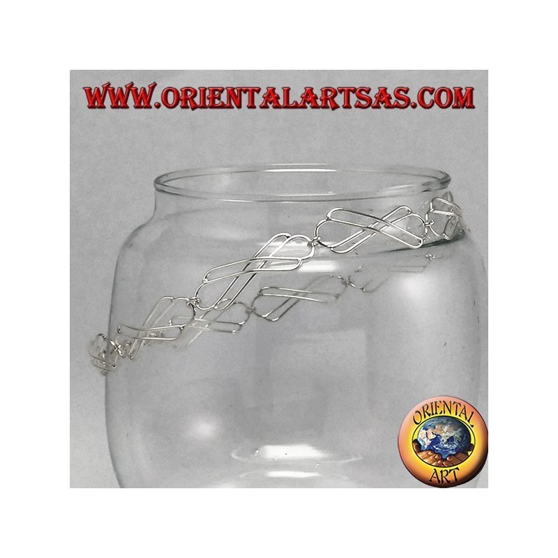 Anklet Silber, mit keltischem Knoten