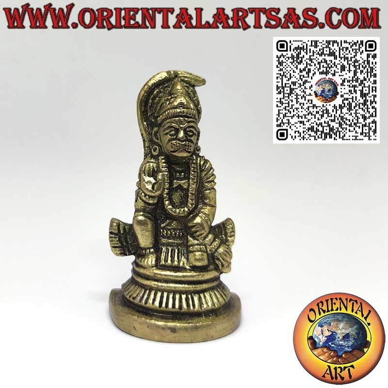 Scultura in ottone di Hanuman, simbolo di forza e protezione. da  6 cm.