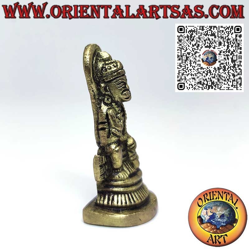 Scultura in ottone di Hanuman, simbolo di forza e protezione. da  6 cm.