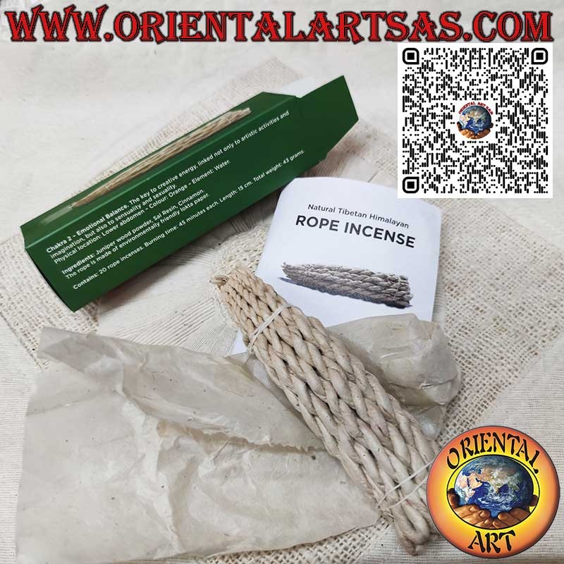 Incienso natural tibetano en cuerda: Aromas del Himalaya en tu hogar