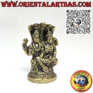Messingskulptur von Vishnu: Symbol des Schutzes und der Bewahrung