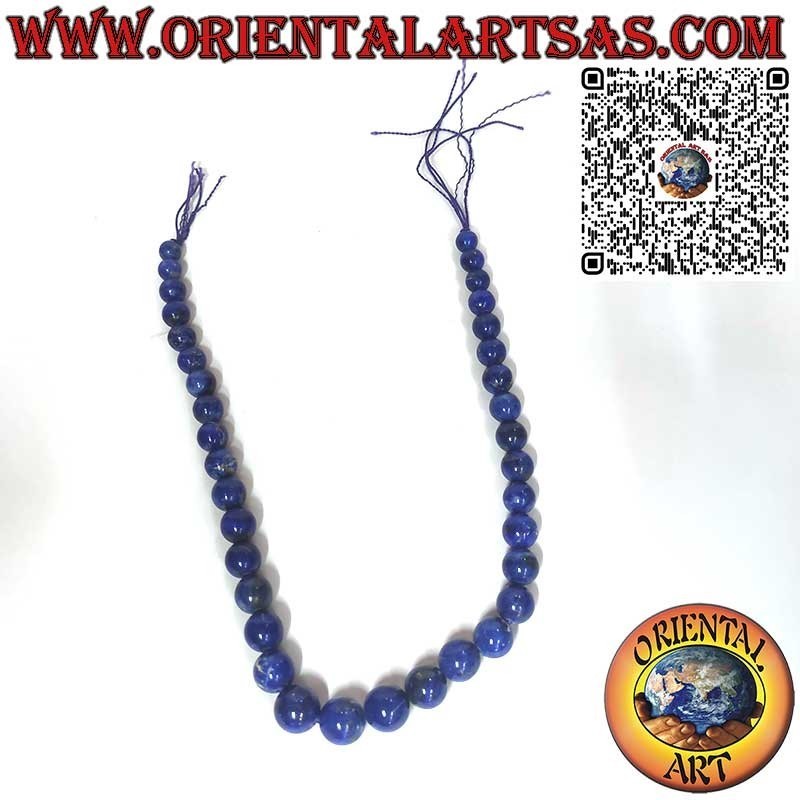Afghanische Lapislazuli Kette 8-14mm A-Qualität | Oriental Art