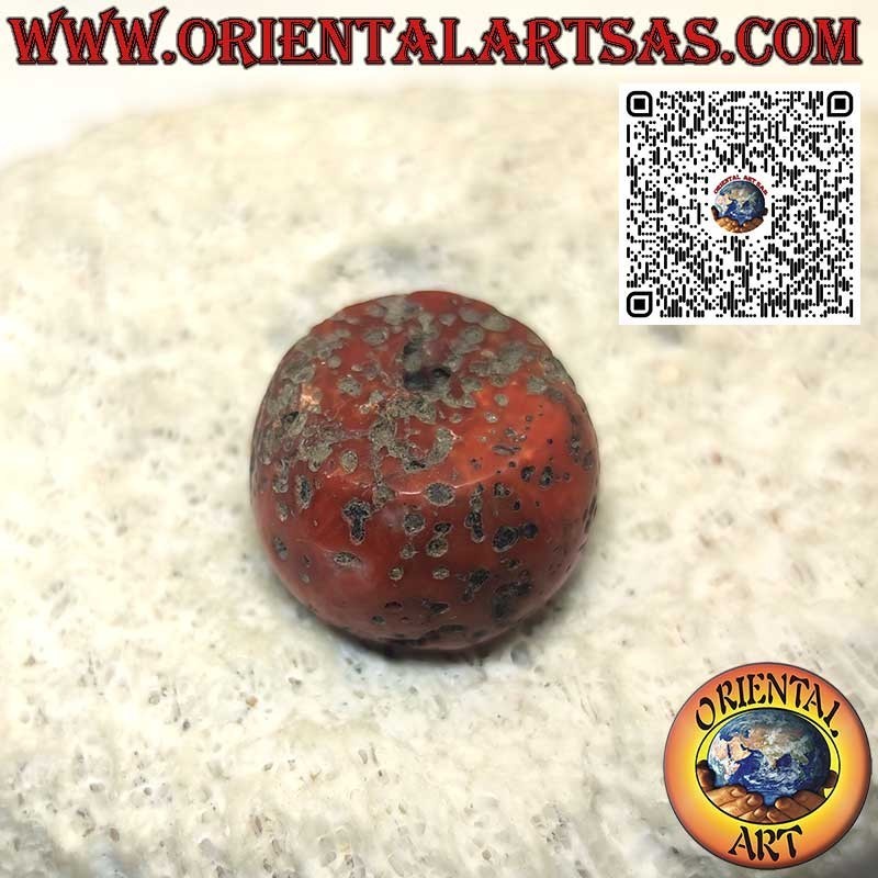 Authentic Rare Tibetan Ancient Coral Fossil Cylinder | Oriental Art