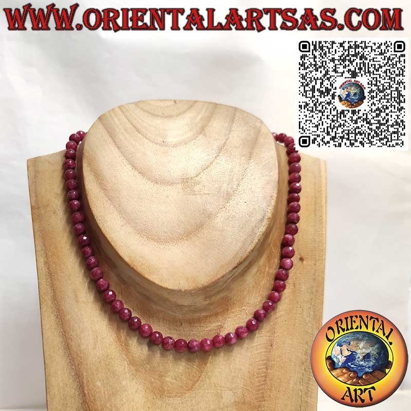 Edler Rubinwurzel Choker – Vergoldetes Silber | Oriental Art