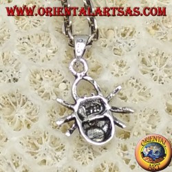 Pendentif argent, petite araignée