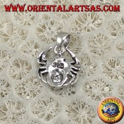 Colgante de plata, tarántula