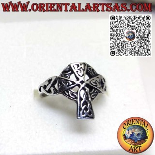 Bague croix celtique avec nœud en argent 925 ‰ – Hypoallergénique et sans nickel