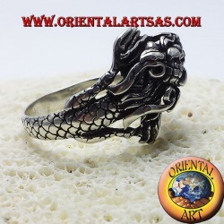 Anello Drago Nepalese in argento