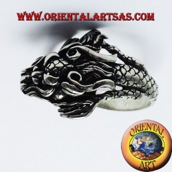 Ring Drachen Nepalese Silber