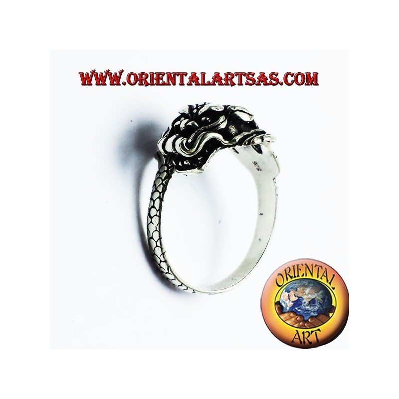 Ring Dragon Nepalese Silver