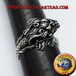 Anillo de plata del dragón de Nepal