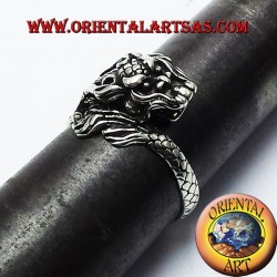 Ring Drachen Nepalese Silber