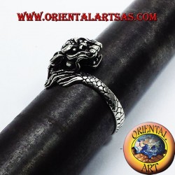 Ring Drachen Nepalese Silber
