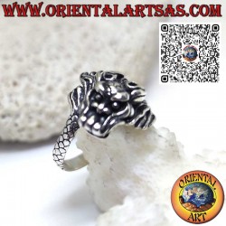 Anillo Dragón Nepalí en plata 925 – Hecho a mano