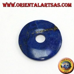 Lapis-lazuli pendentif de donut 40 mm. Ø