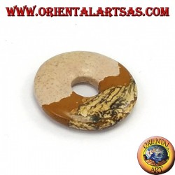 Ruin of marble pendant 30mm donut.  Ø, With în wire adjustable wax