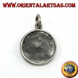 Silver pendant, Allah الله carved