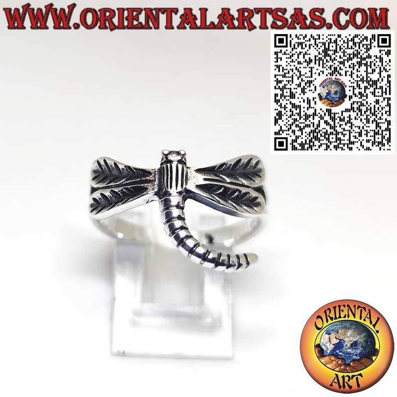 Bague Libellule en Argent – Symbole de Liberté, Renaissance et Légèreté