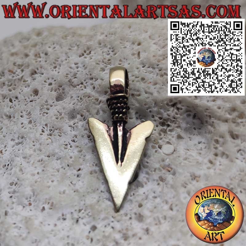 Colgante de Bronce – Punta de Flecha Nativa Americana