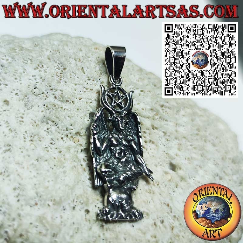 Colgante Baphomet – Símbolo de Equilibrio y Misterio en Plata 925