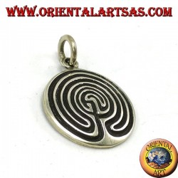 colgante de plata, el laberinto