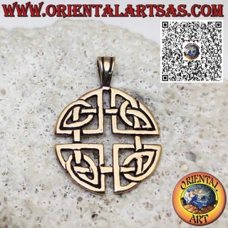 Bronze Pendant – Dara Knot, a Celtic Symbol of Strength and Wisdom